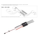 Fly color 2-6S Lipo ESC 90A Wasserdichter bürstenloser Geschwindigkeit regler mit BEC 5.5V/5A Wasser kühlsystem für RC-Boote